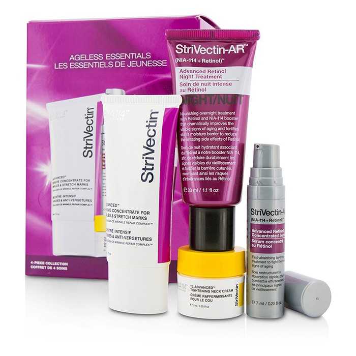 ストリベクチン StriVectin Ageless Essentials Kit: Serum 7ml + Concentrate For Wrinkles & Stretch Marks 30ml + Night Treatment 33ml + Neck Cream 7ml 4pcsProduct Thumbnail