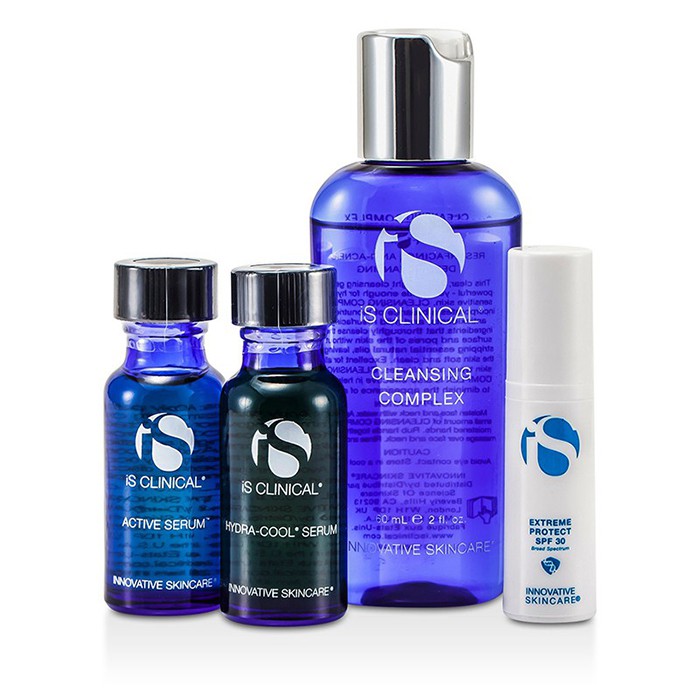 IS Clinical For Men Kit System: Cleansing Complex + Active Serum + Hydra-Cool Serum + Extreme Protect SPF30 + Bag (Exp. Date: 12/2016) 4pcs+bagProduct Thumbnail