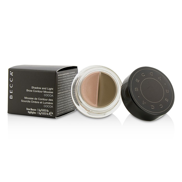Becca Shadow And Light Brow Contour Mousse (1x Brow Mousse, 1x Highlighter) 2x1.5g/0.053ozProduct Thumbnail