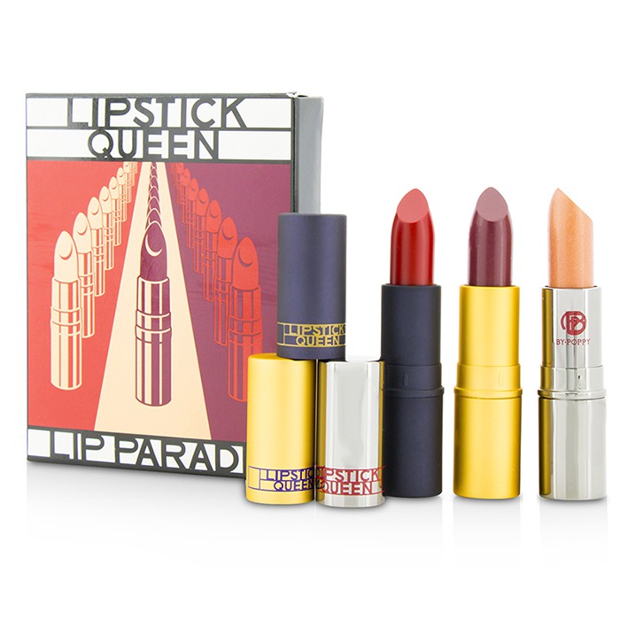 リップスティック クィーン Lipstick Queen The Lip Parade Set (1x Saint Lipstick, 1x Sinner Lipstick, 1x The Metal Lipstick) 3pcsProduct Thumbnail
