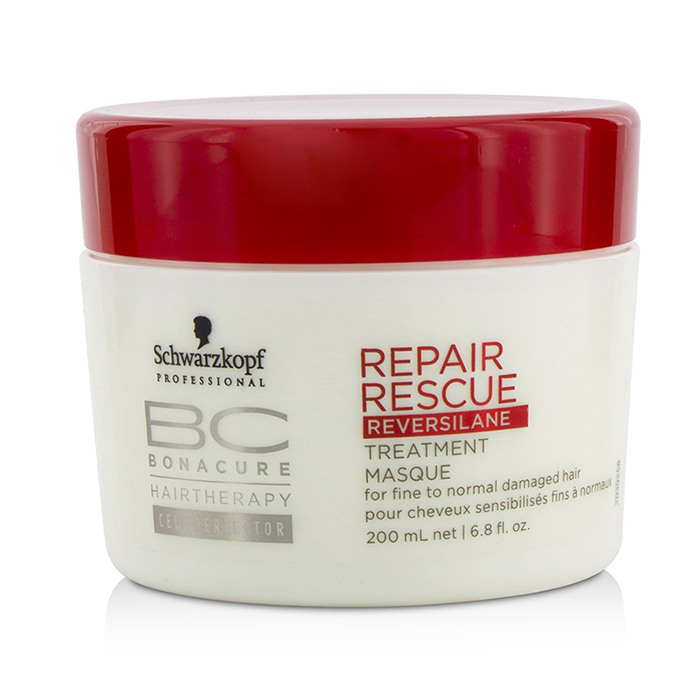 Schwarzkopf BC Repair Rescue Reversilane Treatment Masque (Untuk Rambut Rusak Tipis Hingga Normal) 200ml/6.8ozProduct Thumbnail