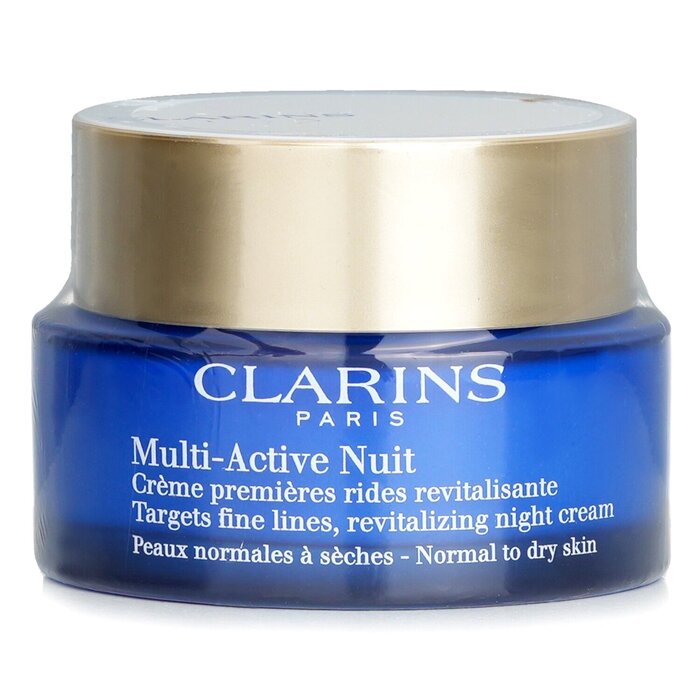Clarins Multi-Active Night Targets Fine Lines Revitalizing Night Cream - Yövoide - Normaalille ja kuivalle iholle  50ml/1.7ozProduct Thumbnail