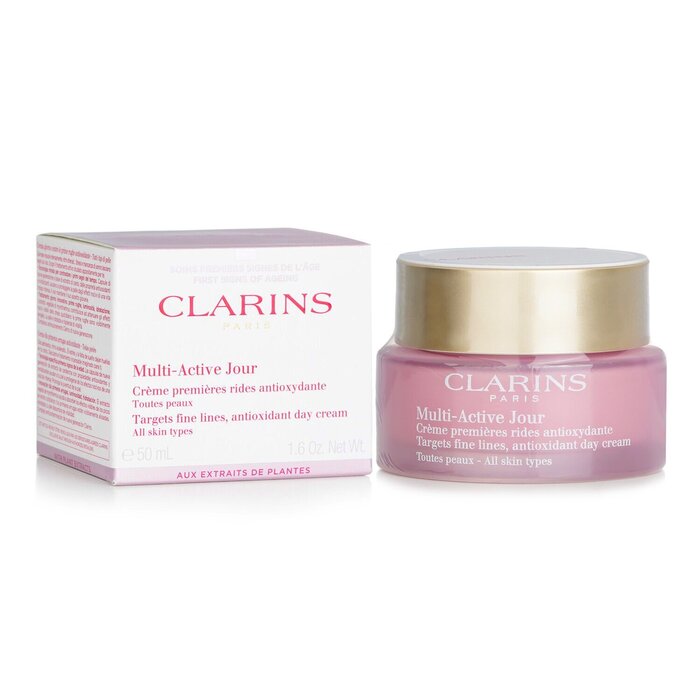 Clarins Multi-Active Day Targets Fine Lines Antioxidant Day Cream - For All Skin Types 50ml/1.6ozProduct Thumbnail