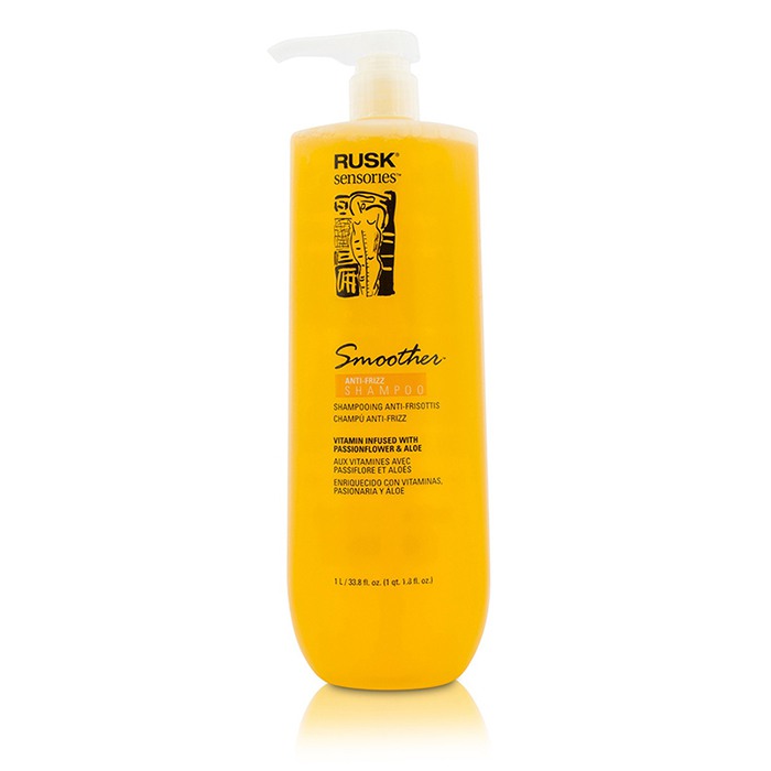 Rusk Sensories Smoother Anti-Frizz Shampoo (Vitamin Infused with Passionflower & Aloe) 1000ml/33.8ozProduct Thumbnail