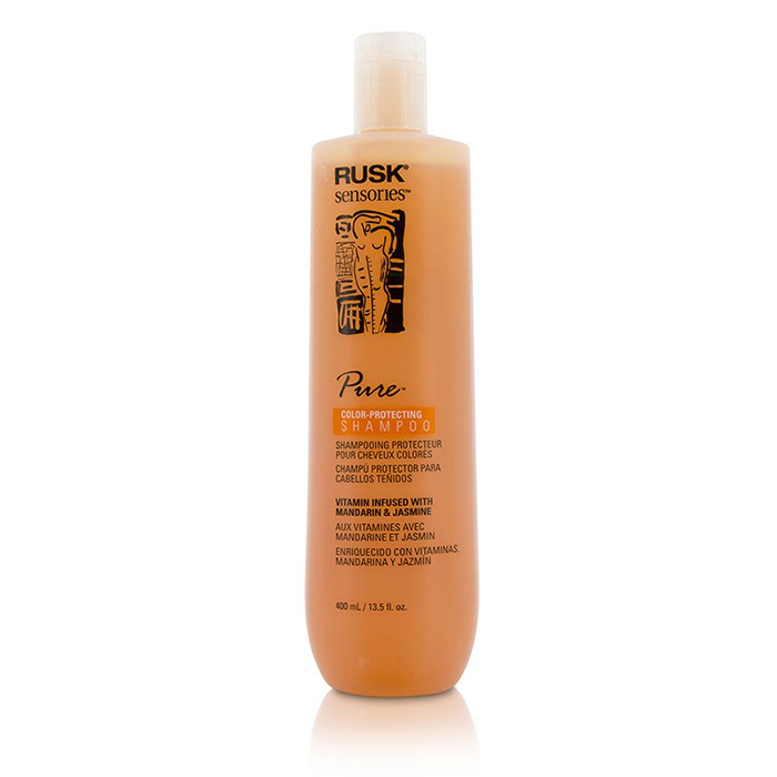 Rusk Sensories Pure Color-Protecting Shampoo (med vitaminer, mandarin og jasmin) 400ml/13.5ozProduct Thumbnail