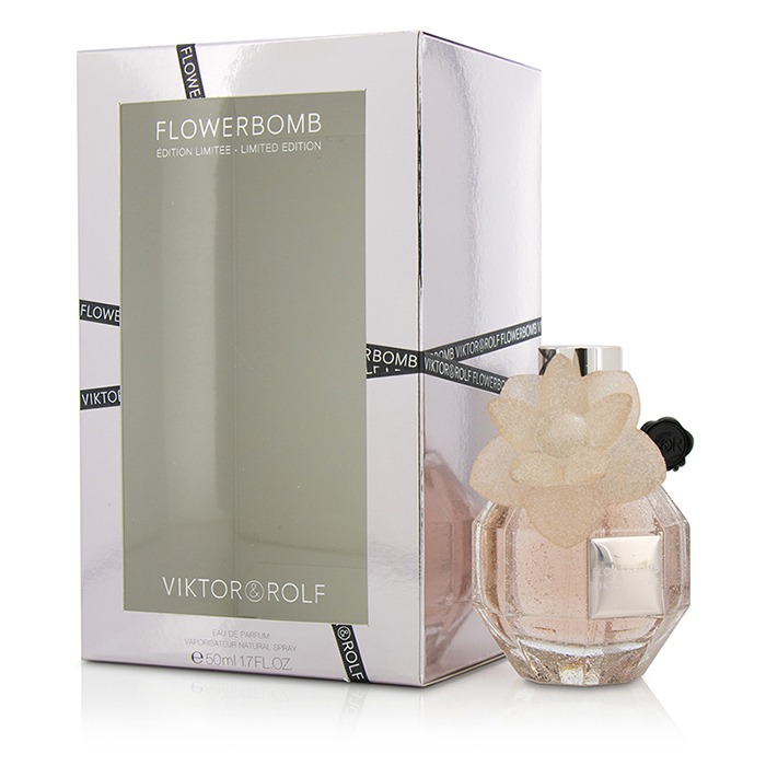 ヴィクター＆ロルフ Viktor & Rolf Flowerbomb Eau De Parfum Spray (Pink Crystal Limited Edition) 50ml/1.7ozProduct Thumbnail