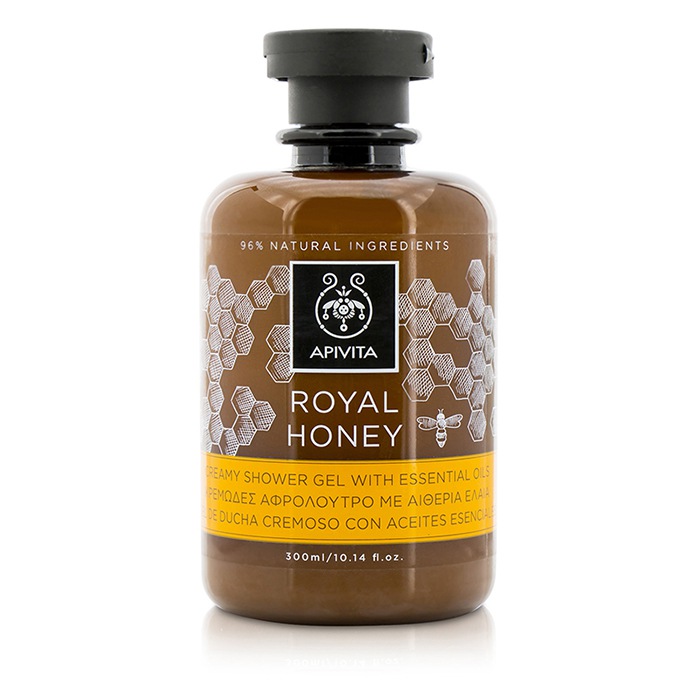 Apivita Royal Honey Creamy Shower Gel With Essential Oils ג'ל רחצה עם שמנים אתריים 300ml/10.14ozProduct Thumbnail