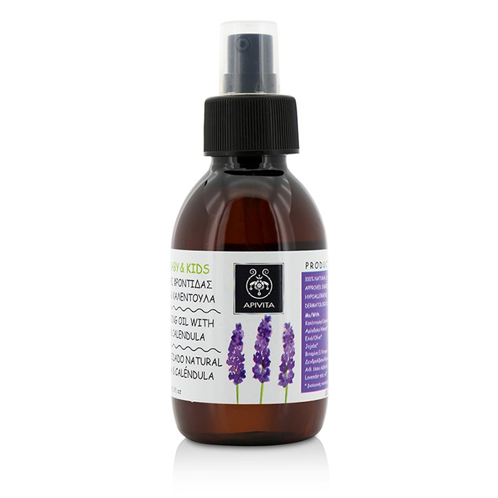 Apivita Eco-Bio Baby & Kids Natural Caring Oil With Lavender & Calendula שמן לבנדר וקלנדולה לתינוקות ולילדים 150ml/5.1ozProduct Thumbnail