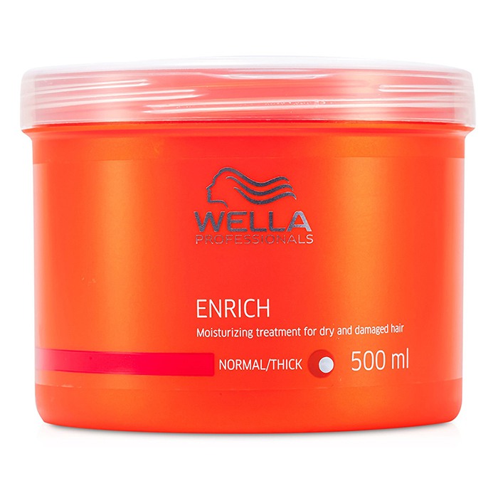 威娜 Wella Enrich Moisturizing Treatment For Dry & Damaged Hair (Normal/ Thick) 500ml/16.7ozProduct Thumbnail