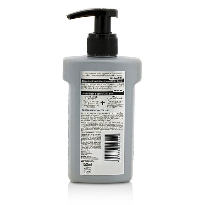 L'Oreal Men Expert Hydra Energetic Care Liquid Soap Energizing (Pump) 150ml/5ozProduct Thumbnail