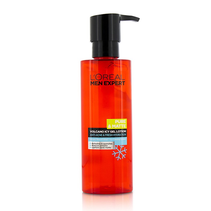 L'Oreal Men Expert Pure & Matte Volcano Icy Gel Lotion 120ml/4ozProduct Thumbnail