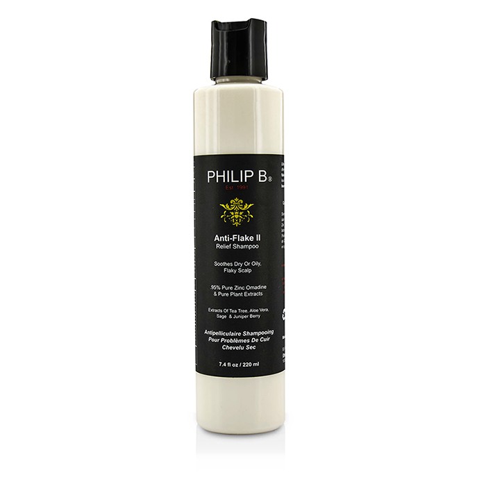 フィリップ B Philip B Anti-Flake II Relief Shampoo - Soothes Dry or Oily, Flaky Scalp (Exp. Date: 04/2017) 220ml/7.4ozProduct Thumbnail