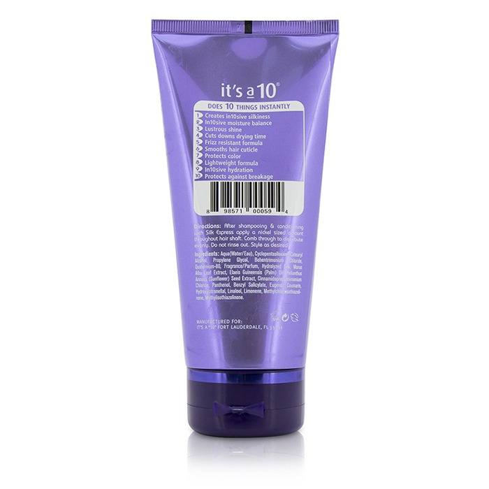 It's A 10 十全十美 速效絲滑深層免洗潤髮乳Silk Express In10sives Leave-In Conditioner 148ml/5ozProduct Thumbnail