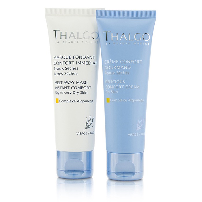 タルゴ Thalgo Ideal Comfort Kit: Delicious Comfort Cream 50ml + Melt-Away Mask 50ml 2pcsProduct Thumbnail
