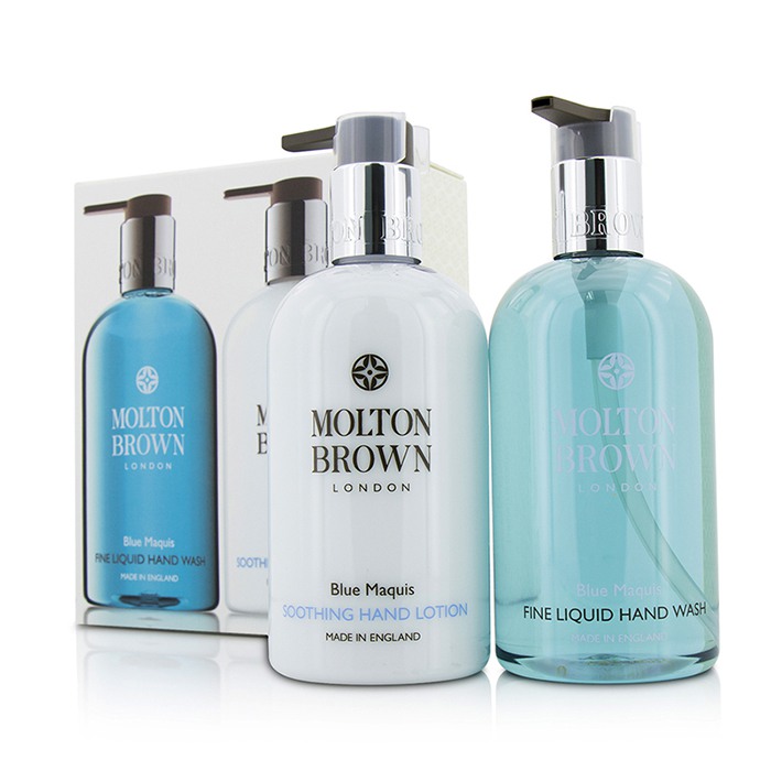 Molton Brown Blue Maquis Hand Care Set: Fine Liquid Hand Wash 300ml/10oz + Soothing Hand Lotion 300ml/10oz 2pcsProduct Thumbnail