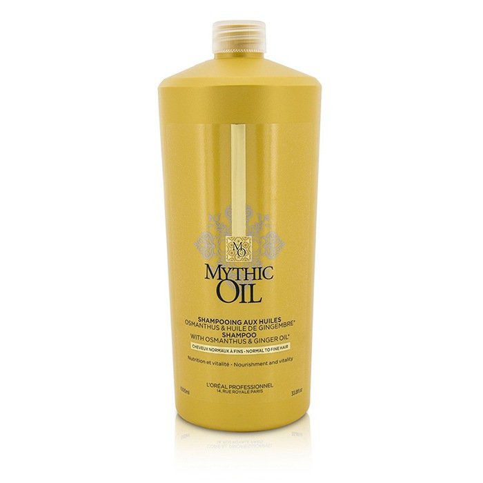 L'Oreal Professionnel Mythic Oil Shampoo with Osmanthus & Ginger Oil (Normalt til fint hår) 1000ml/33.8ozProduct Thumbnail