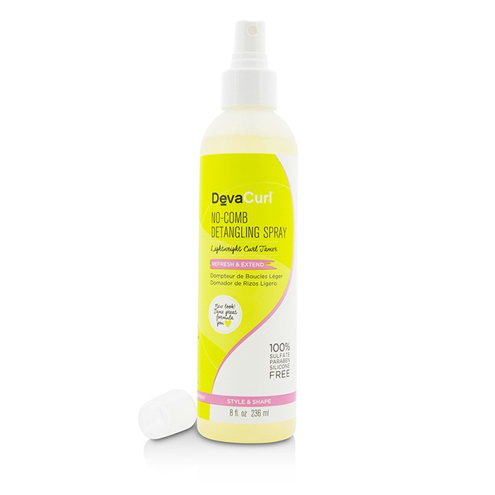 DevaCurl No-Comb Detangling Spray (Lightweight Curl Tamer - Refresh & Extend) ספריי להתרת קשרים 236ml/8ozProduct Thumbnail