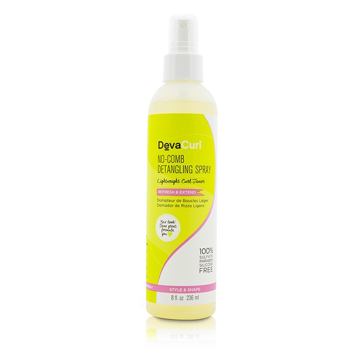DevaCurl No-Comb Detangling Spray (Lightweight Curl Tamer - Refresh & Extend) ספריי להתרת קשרים 236ml/8ozProduct Thumbnail