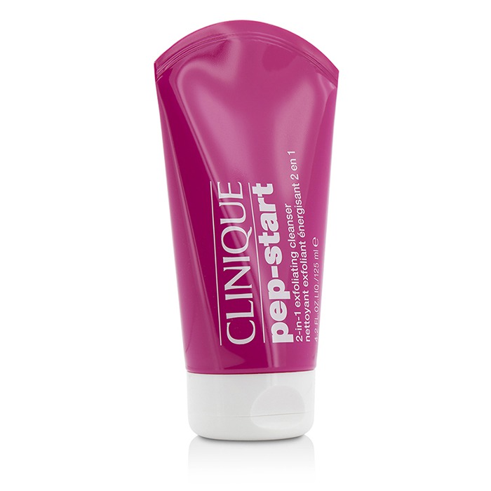 Clinique Pep-Start 2-In-1 Exfoliating Cleanser - Pembersih Wajah 125ml/4.2ozProduct Thumbnail