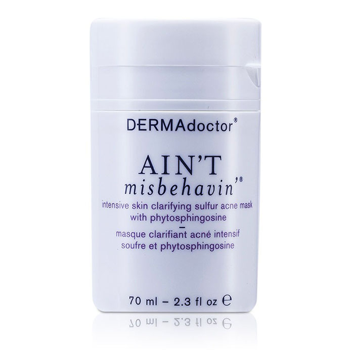 DERMAdoctor Ain't Misbehavin' Intensive Skin Clarifying Sulfur Acne Mask (Unboxed) 70ml/2.3ozProduct Thumbnail