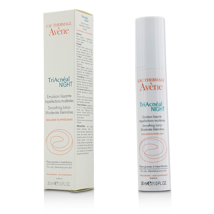 Avene TriAcneal Night Smoothing Lotion - For Oily, Blemish-Prone Skin 30ml/1ozProduct Thumbnail