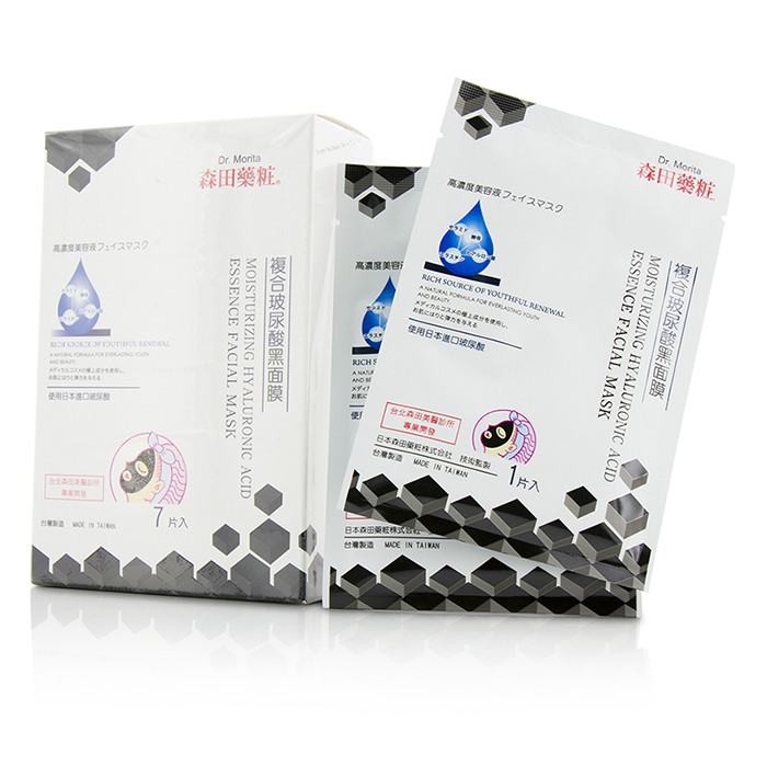 Dr. Morita Black Mask Series - Moisturizing Hyaluronic Acid Essence Facial Mask 7pcsProduct Thumbnail