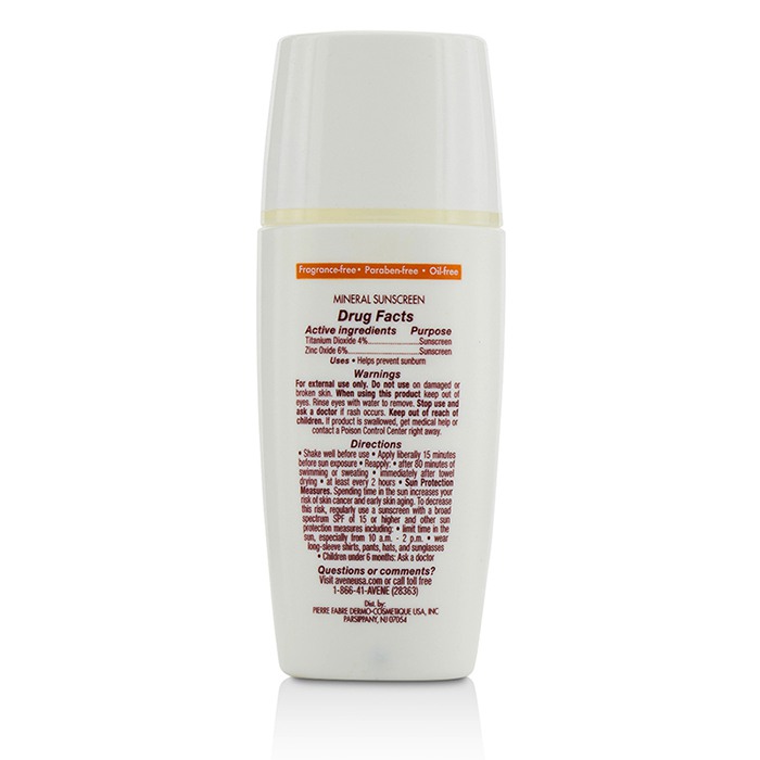 Avene Mineral Ultra-Light Hydrating Sunscreen Lotion SPF 50 For Face - For Sensitive Skin 38.5ml/1.3ozProduct Thumbnail