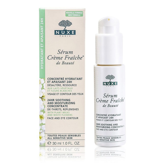 Nuxe Creme Fraiche De Beaute Serum 24HR Soothing And Moisturizing Concentrate For All Sensitive Skins (Exp. Date: 03/2017) 30ml/1ozProduct Thumbnail