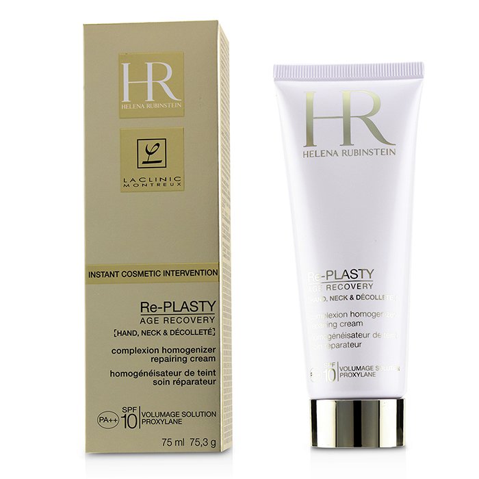 Helena Rubinstein Re-Plasty Age Recovery Complexion Homogenizer Repairing Cream SPF 10- For Hand, Neck & Decollete 75ml/2.65ozProduct Thumbnail