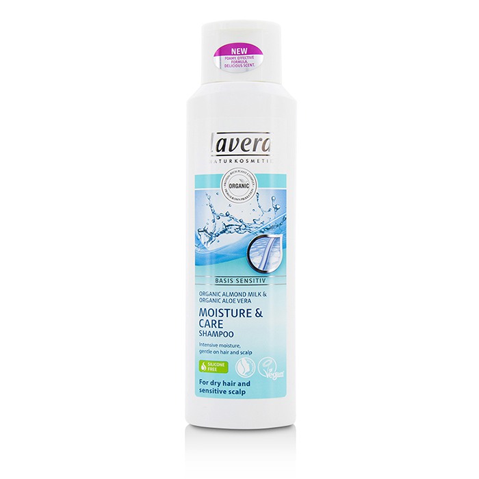 Lavera Basis Sensitiv Organic Almond Milk & Organic Aloe Vera Moisture & Care Shampoo (For Dry Hair and Sensitive Scalp) 250ml/8.3ozProduct Thumbnail