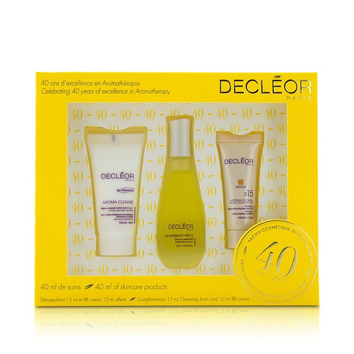 Decleor 思妍麗  Travel Kit: Smoothing & Cleansing Mousse 15ml/0.5oz + Essential Serum 15ml/0.5oz + BB Cream SPF 15 10ml/0.33oz 3pcsProduct Thumbnail