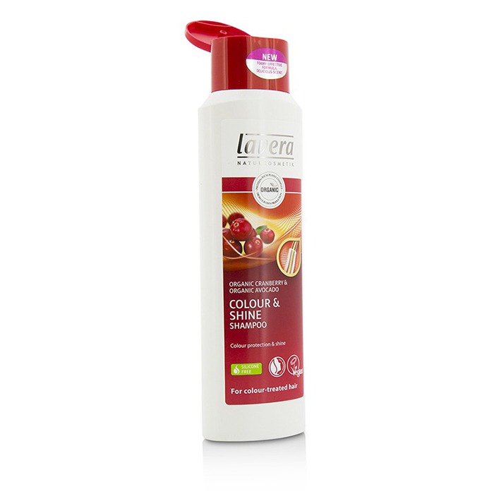 Lavera Organic Cranberry & Organic Avocado Colour & Shine Shampoo (For Colour-Treated Hair) 250ml/8.3ozProduct Thumbnail