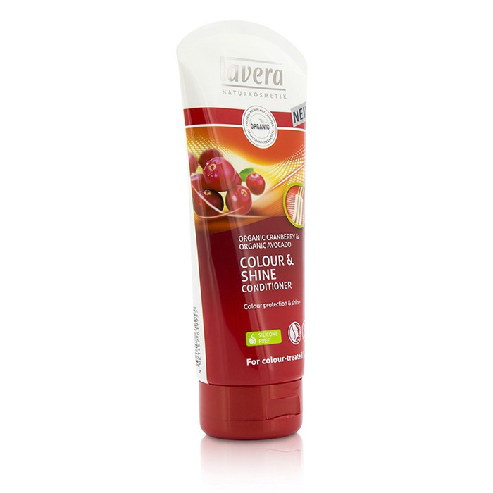 Lavera 萊唯德 有機蔓越莓&鱷梨色光澤潤髮乳Organic Cranberry & Organic Avocado Colour & Shine Conditioner(染色髮質) 200ml/6.6ozProduct Thumbnail