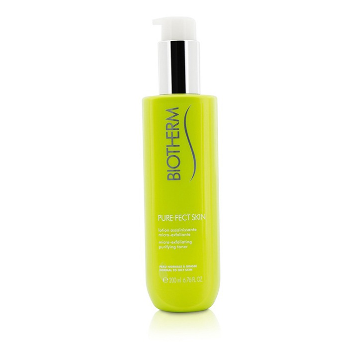Biotherm Pure.Fect Skin Микроотшелушивающий Очищающий Тоник - для Нормальной и Жирной Кожи 200ml/6.76ozProduct Thumbnail