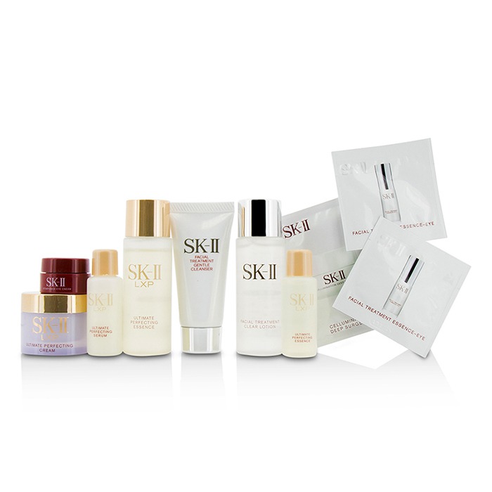 SK II Travel Set: Cleanser 20g + Clear Lotion 30ml + Essence 30ml + Essence 10ml + Serum 10ml + Cream 15g + Eye Cream 2.5g 7pcsProduct Thumbnail