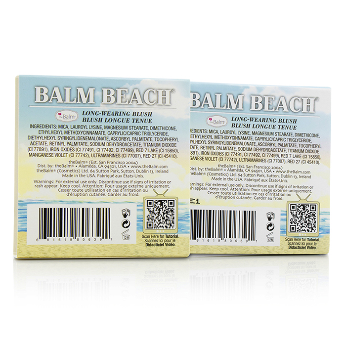 TheBalm Balm Beach Long Wearing Blush סומק 5.576g/0.197ozProduct Thumbnail