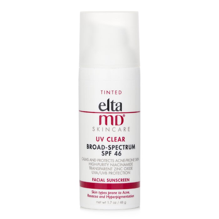 EltaMD UV Clear Facial Sunscreen SPF 46 - Untuk Kulit Gampang Berjerawat, Kemerahan & Hiperpigmentasi - Tabir Surya Wajah Berwarna 48g/1.7ozProduct Thumbnail