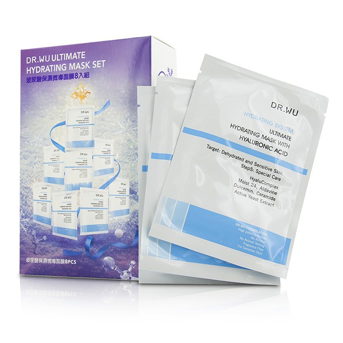DR.WU Ultimate Hydrating Mask With Hyaluronic Acid 8pcsProduct Thumbnail