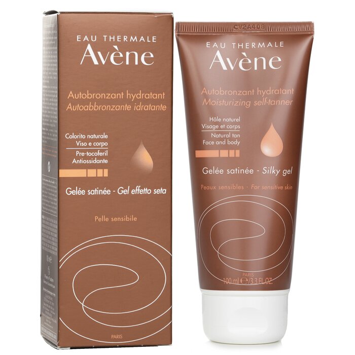 Avene Moisturizing Self-Tanning Silky Gel For Face & Body - For Sensitive Skin ג'ל שיזוף לפנים ולגוף - עבור עור רגיש 100ml/3.3ozProduct Thumbnail