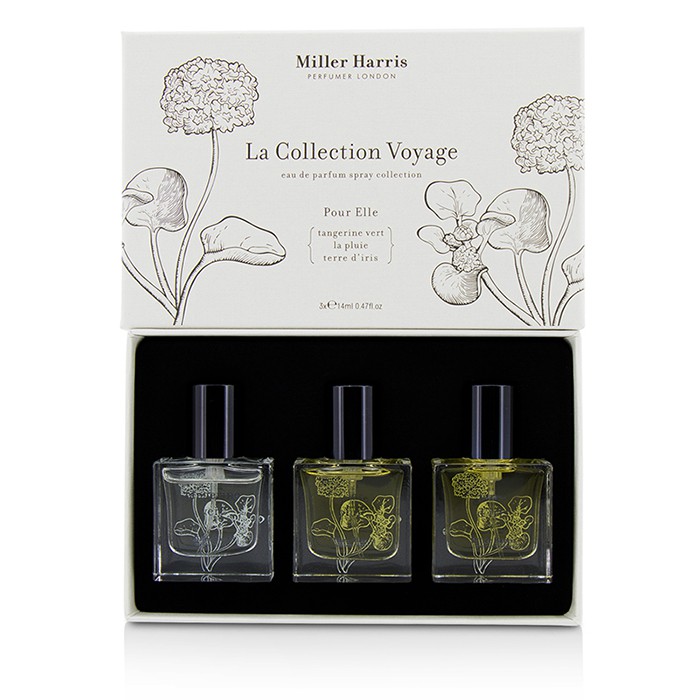 Miller Harris La Collection Voyage Pour Elle Eau De Parfum Spray Colletion: La Pluie + Tangerine Vert + Terre D'Iris 3x14ml/0.47ozProduct Thumbnail