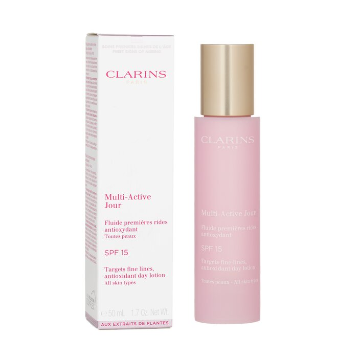 Clarins Multi-Active Day Targets Fine Lines Antioxidant Day Lotion - For All Skin Types 50ml/1.7ozProduct Thumbnail