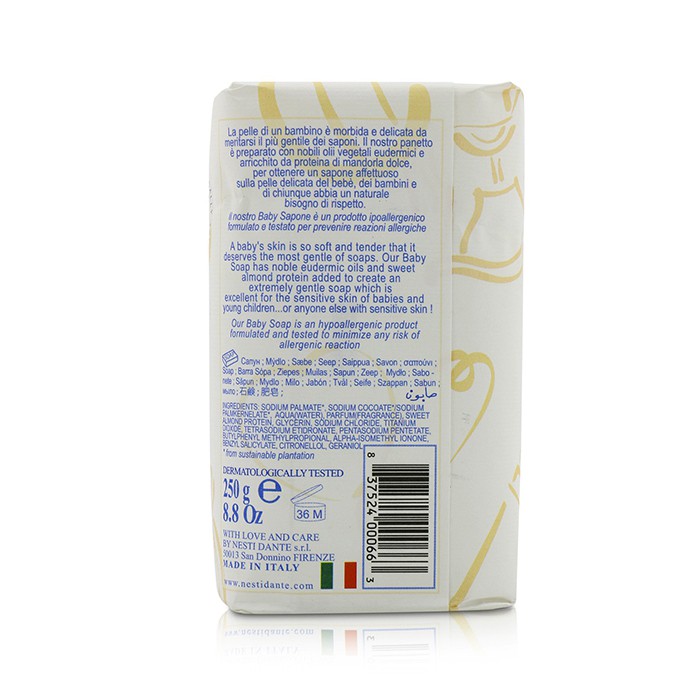 Nesti Dante Carolina & Edoardo Extra Delicate Soap - Protective & Nourishing  250g/8.8ozProduct Thumbnail