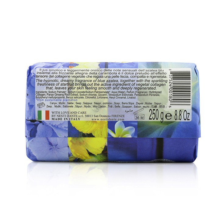 Nesti Dante Philosophia Natural Soap - Collagen - Blue Azalea, Ambrosia Nectar & Starfruit With Vegetal Collagen & Ginseng 250g/8.8ozProduct Thumbnail