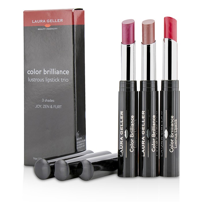 Laura Geller Color Brilliance Lustrous Lipstick Trio 3x 1.8g/0.06ozProduct Thumbnail