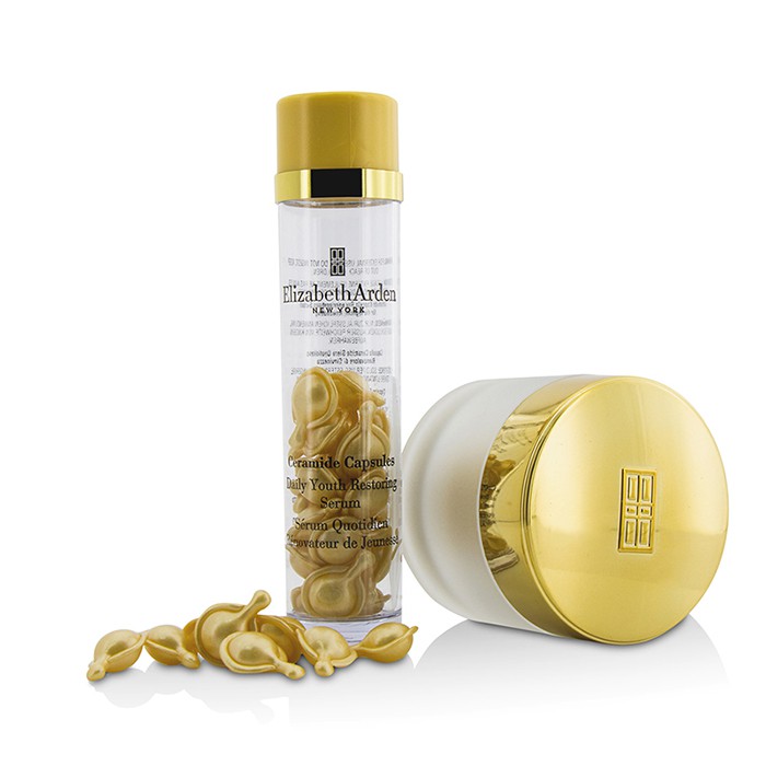 Elizabeth Arden Travel Set: Ceramide Capsules Daily Youth Restoring Serum 30caps + Ceramide Lift And Firm Day Cream SPF 30 50ml/1.69oz 2pcsProduct Thumbnail