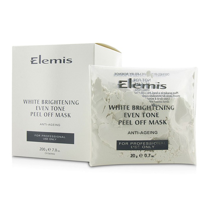 エレミス Elemis White Brightening Even Tone Peel Off Mask - Salon Product 10x20g/0.7ozProduct Thumbnail