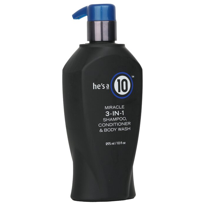 It's A 10 十全十美 男士全效清潔露He's A 10 Miracle 3-In-1 Shampoo, Conditioner & Body Wash 295ml/10ozProduct Thumbnail