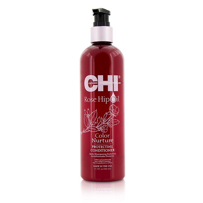 CHI 玫瑰果油護色潤髮乳 Rose Hip Oil Color Nurture Protecting Conditioner 340ml/11.5ozProduct Thumbnail