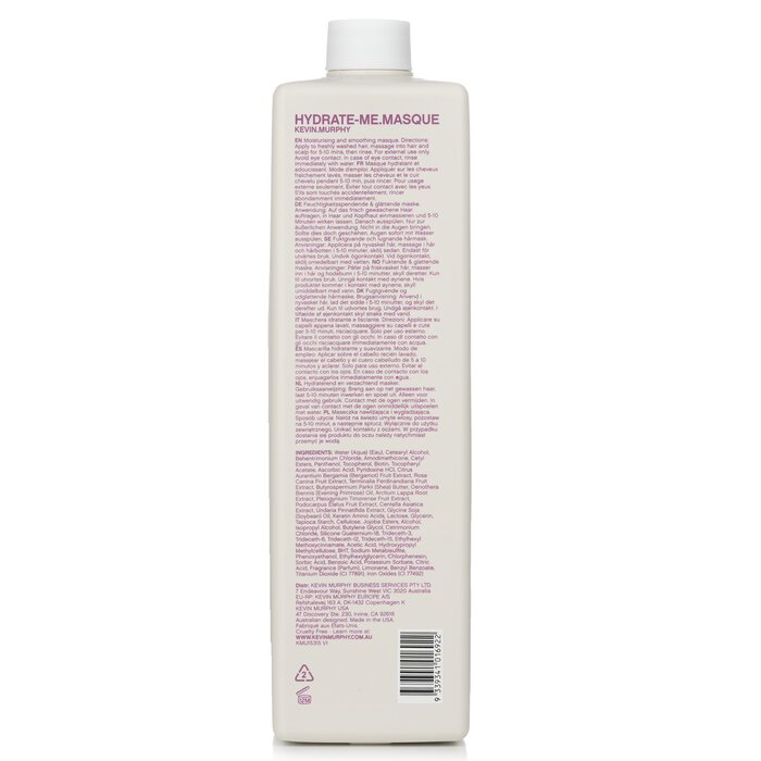 Kevin.Murphy Hydrate-Me.Masque (Moisturizing and Smoothing Masque - For Frizzy or Coarse, Coloured Hair) 1000ml/33.6ozProduct Thumbnail