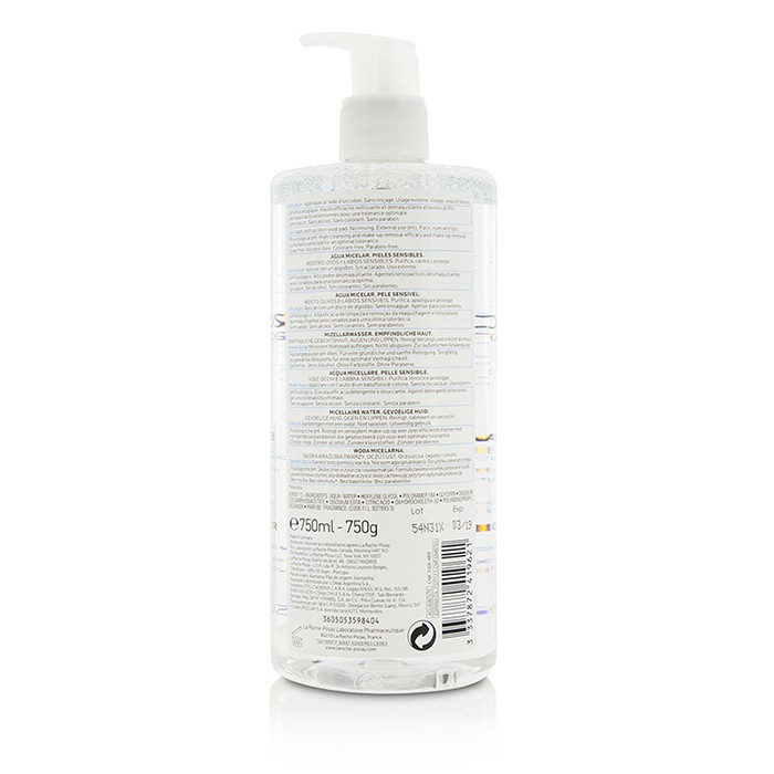 La Roche Posay Physiological Micellar Solution - For Sensitive Skin 750ml/25ozProduct Thumbnail